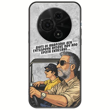 Θήκη Epic Quotes - Από Έρωτα Εκπέσανε TCL 605 Black TPU (Μαύρη Σιλικόνη)