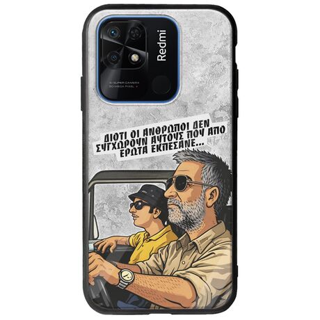 Θήκη Epic Quotes - Από Έρωτα Εκπέσανε Xiaomi Redmi 10C Groove TPU (Tempered Glass και TPU)