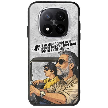 Θήκη Epic Quotes - Από Έρωτα Εκπέσανε Xiaomi Redmi Note 14 Pro 5G Groove TPU (Tempered Glass και TPU)