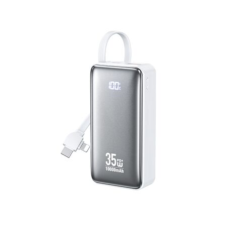 Power Bank WK Minre WP-61 35W 10000mAh USB-C Lightning White εμπρόσθια όψη