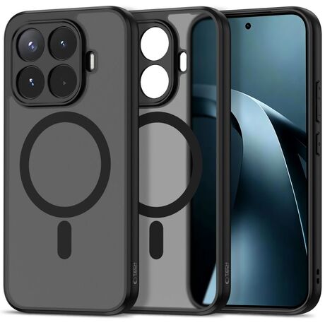 Θήκη Tech-Protect Magmat MagSafe Xiaomi 17T Pro Matte Black εμπρόσθια όψη