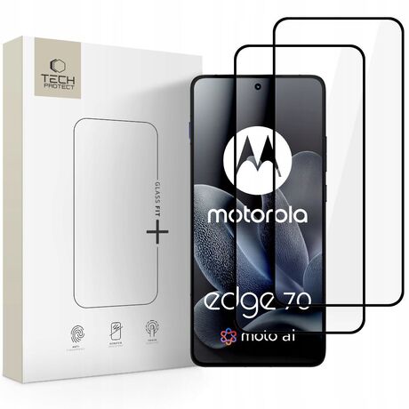 Tech Protect Glass Fit Plus 2-Pack Tempered Glass Motorola Edge 70 5G