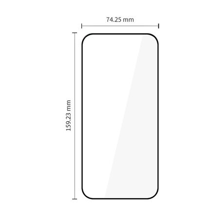 Tempered Glass Tech-Protect Supreme 9H για Xiaomi 17T Pro με μαύρο πλαίσιο