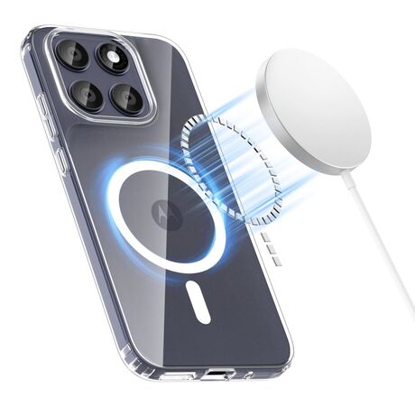 Motorola Moto G67 G77 5G Clear MagSafe Case Tech-Protect Flexair Hybrid