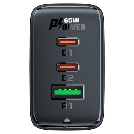 Acefast GaN charger 65W για laptop smartphone και tablet