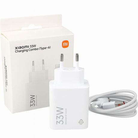 Xiaomi MDY-16-EF wall charger 33W white με USB-A θύρα