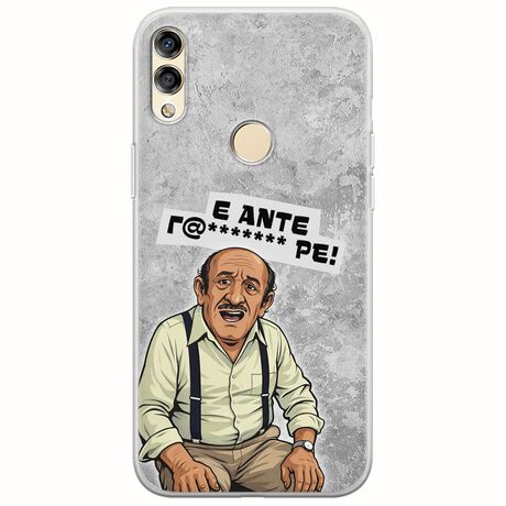 Θήκη Epic Quotes - Πρόβλημα? Huawei Honor 8X Flexible TPU (Διάφανη Σιλικόνη)