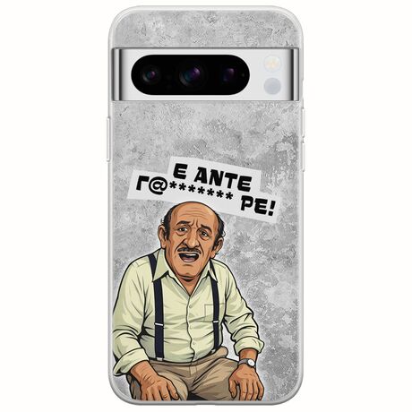 Θήκη Epic Quotes - Πρόβλημα? Google Pixel 8 Pro 5G Flexible TPU (Διάφανη Σιλικόνη)