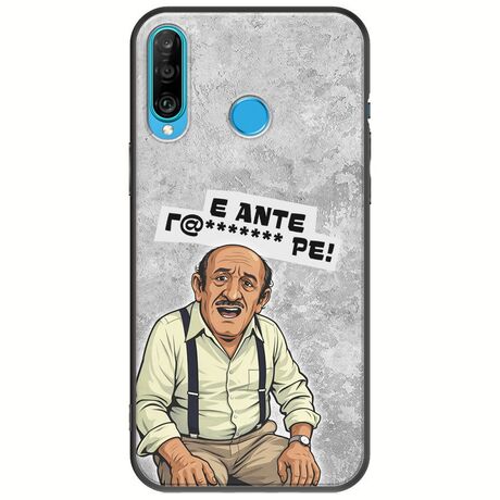 Θήκη Epic Quotes - Πρόβλημα? Huawei P30 Lite Black TPU (Μαύρη Σιλικόνη)