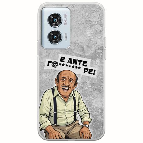 Θήκη Epic Quotes - Πρόβλημα? Motorola Edge 50 Fusion 5G Flexible TPU (Διάφανη Σιλικόνη)