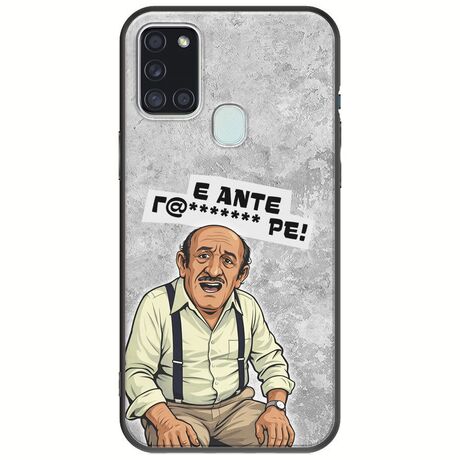 Θήκη Epic Quotes - Πρόβλημα? Samsung Galaxy A21s Black TPU (Μαύρη Σιλικόνη)