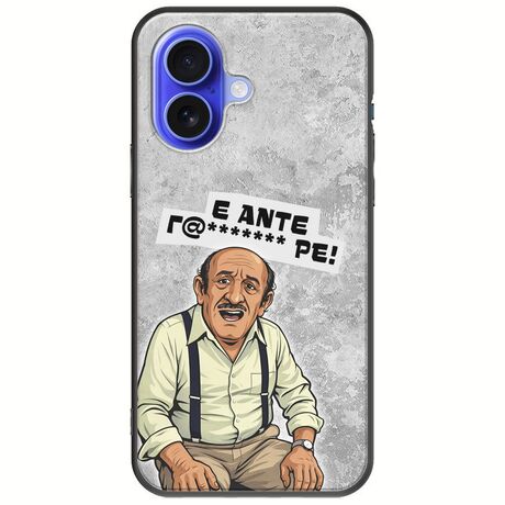 Θήκη Epic Quotes - Πρόβλημα? iPhone 16 Black TPU (Μαύρη Σιλικόνη)
