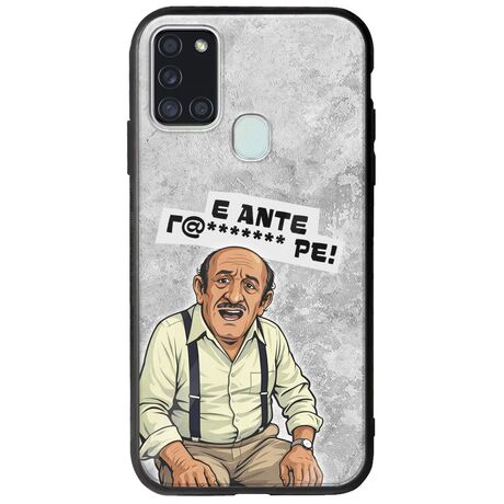 Θήκη Epic Quotes - Πρόβλημα? Samsung Galaxy A21s Groove TPU (Tempered Glass και TPU)