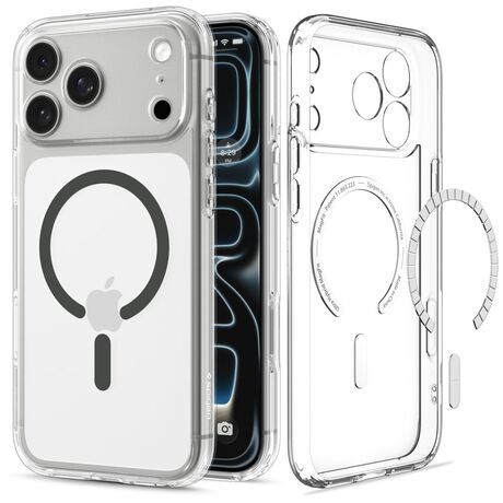 Spigen Ultra Hybrid Mag θήκη iPhone 18 Pro Max Clear Graphite