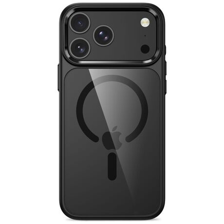 Μαύρη διάφανη θήκη MagSafe Tech Protect για iPhone 17 Pro και iPhone 18 Pro