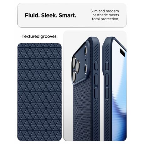 Λεπτή μπλε θήκη Spigen για iPhone 18 Pro