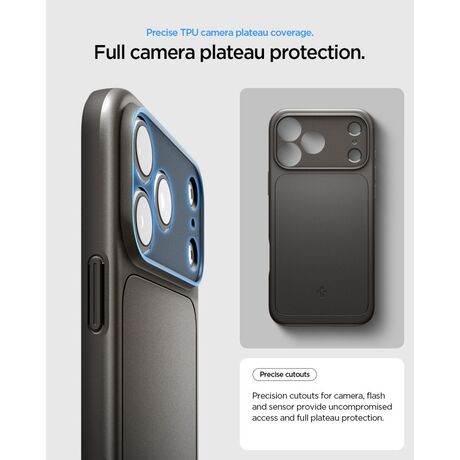 Λεπτή μαύρη θήκη Spigen MagSafe για iPhone 18 Pro