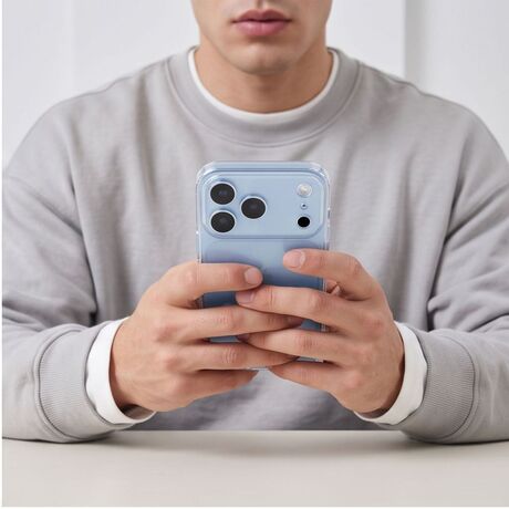 Διάφανη θήκη σιλικόνης Tech Protect για iPhone 17 Pro και 18 Pro
