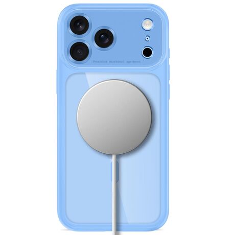 Υβριδική θήκη Tech Protect Light Blue Clear για iPhone 17 Pro / 18 Pro