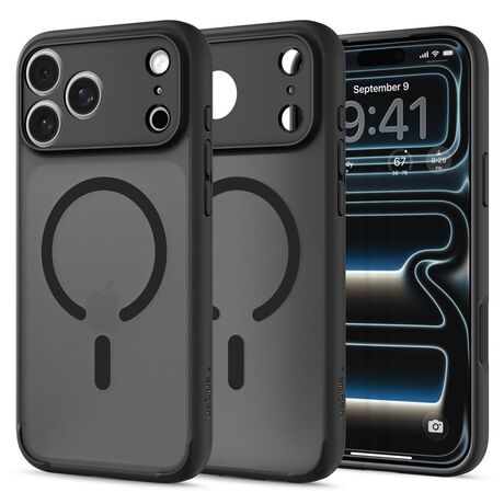 Θήκη Spigen Ultra Hybrid MagFit Frost Black για iPhone 17 Pro και iPhone 18 Pro
