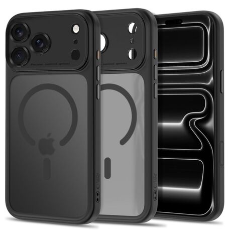 Θήκη Tech Protect MagPeak MagSafe CC Matte Black για iPhone 17 Pro και iPhone 18 Pro