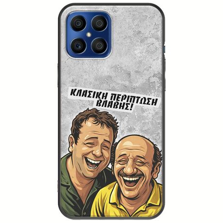 Θήκη Epic Quotes - Κλασική Περίπτωση Βλάβης Honor X8 Black TPU (Μαύρη Σιλικόνη)