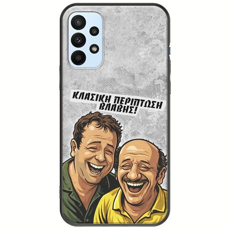 Θήκη Epic Quotes - Κλασική Περίπτωση Βλάβης Samsung Galaxy A23 5G Black TPU (Μαύρη Σιλικόνη)