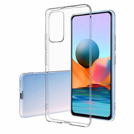 Διάφανη θήκη σιλικόνης TPU 1.5mm για Xiaomi Redmi Note 10 Pro / 10 Pro Max - Frogs.gr