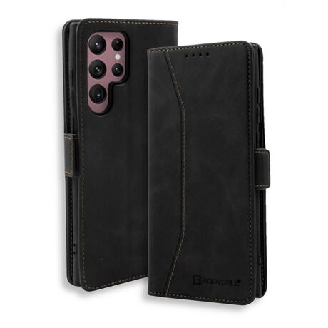 Θήκη Bodycell Book Case PU Leather Samsung Galaxy S26 Ultra 5G Μαύρη