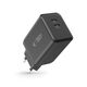 Φορτιστής Tech Protect Fast Charger 2-Port USB-C  PD45W Gan  - Black