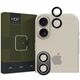Hofi Pro+ Camera Camring Cover για iPhone 16 σε μαύρο, λεπτομέρεια σχεδιασμού.