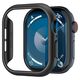 Θήκη Spigen Thin Fit για Apple Watch Series 10 (42mm) σε μαύρο χρώμα, μπροστινή όψη