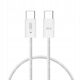 Καλώδιο Tech Protect USB-C to USB-C λευκό 25cm