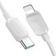 Joyroom S-CL020A13 Καλώδιο USB-C σε Lightning 2m Λευκό