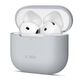 Tech-Protect silicone θήκη AirPods 4 Crayon Grey