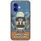 Brainrot - Cappuccino Assasino iPhone 16 Black TPU (Μαύρη Σιλικόνη)