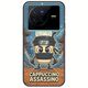 Brainrot - Cappuccino Assasino Vivo X80 Black TPU (Μαύρη Σιλικόνη)