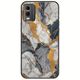 The Marble Collection - Artistic Nokia C32 Black TPU (Μαύρη Σιλικόνη)