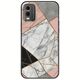 The Marble Collection - Modern Nokia C32 Black TPU (Μαύρη Σιλικόνη)
