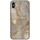 The Marble Collection - Natural iPhone XS Max Black TPU (Μαύρη Σιλικόνη)