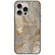 The Marble Collection - Natural iPhone 16 Pro Black TPU (Μαύρη Σιλικόνη)