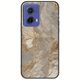 The Marble Collection - Natural Motorola Moto G85 5G Black TPU (Μαύρη Σιλικόνη)