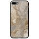 The Marble Collection - Natural iPhone 7 Plus Groove TPU (Tempered Glass και TPU)