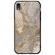 The Marble Collection - Natural iPhone XR Groove TPU (Tempered Glass και TPU)