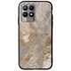 The Marble Collection - Natural Realme 8i Groove TPU (Tempered Glass και TPU)