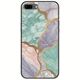 The Marble Collection - Pastel iPhone 8 Plus Black TPU (Μαύρη Σιλικόνη)