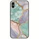 The Marble Collection - Pastel iPhone XS Max Black TPU (Μαύρη Σιλικόνη)