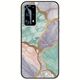 The Marble Collection - Pastel Huawei P40 Black TPU (Μαύρη Σιλικόνη)