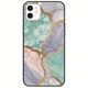 The Marble Collection - Pastel iPhone 12 mini Black TPU (Μαύρη Σιλικόνη)
