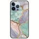 The Marble Collection - Pastel iPhone 13 Pro Black TPU (Μαύρη Σιλικόνη)
